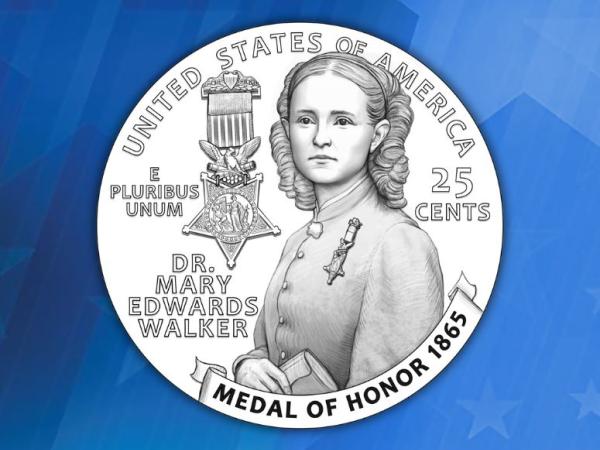Coin featuring Mary Edwards
