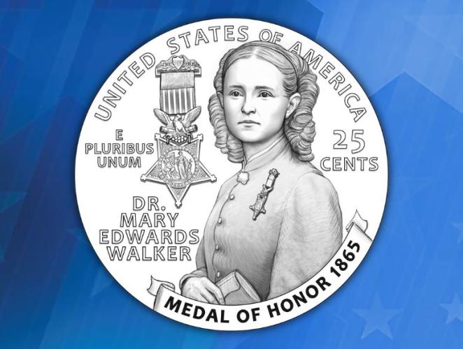 Coin featuring Mary Edwards