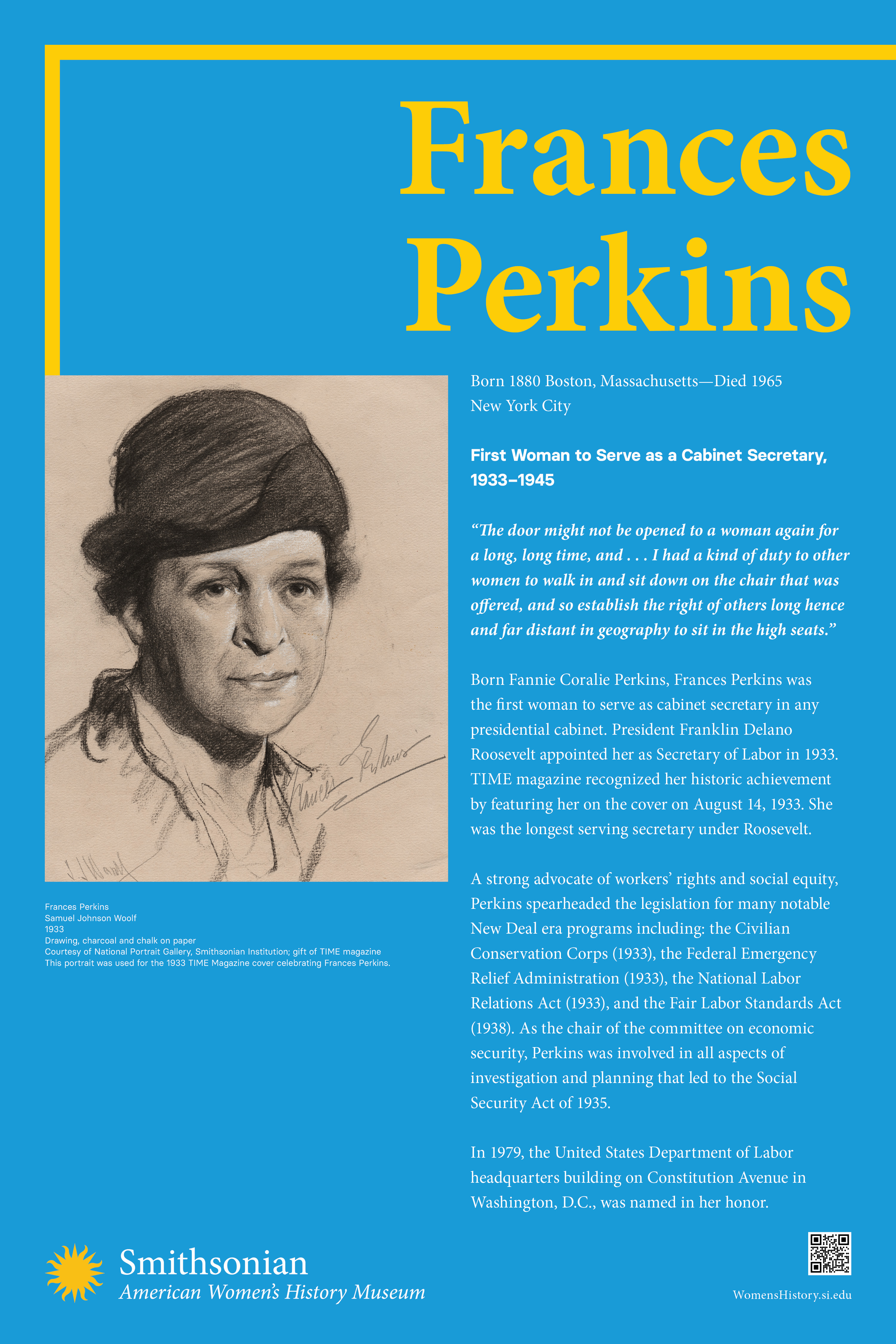 Frances Perkins poster