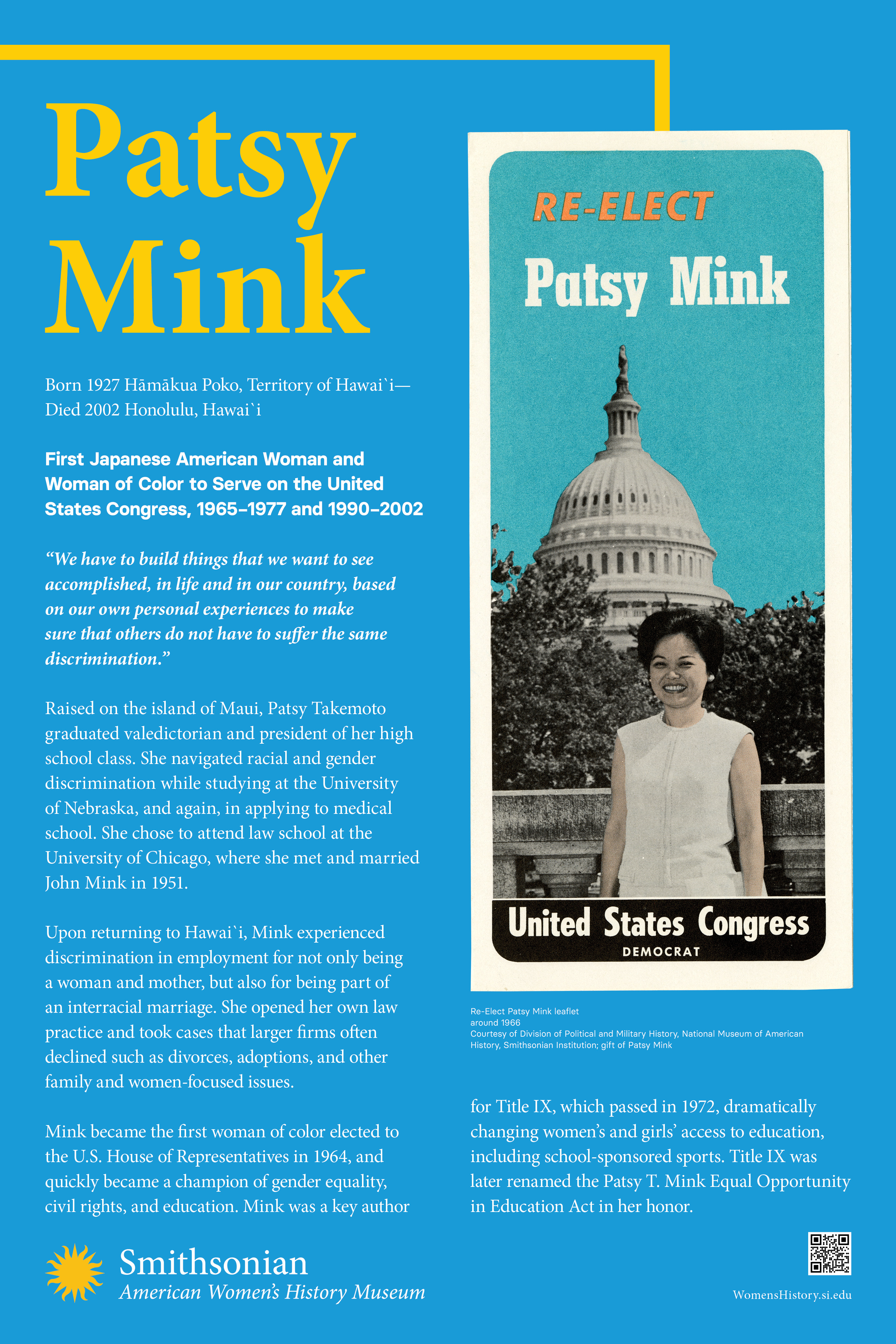 Poster of Patsy Mink