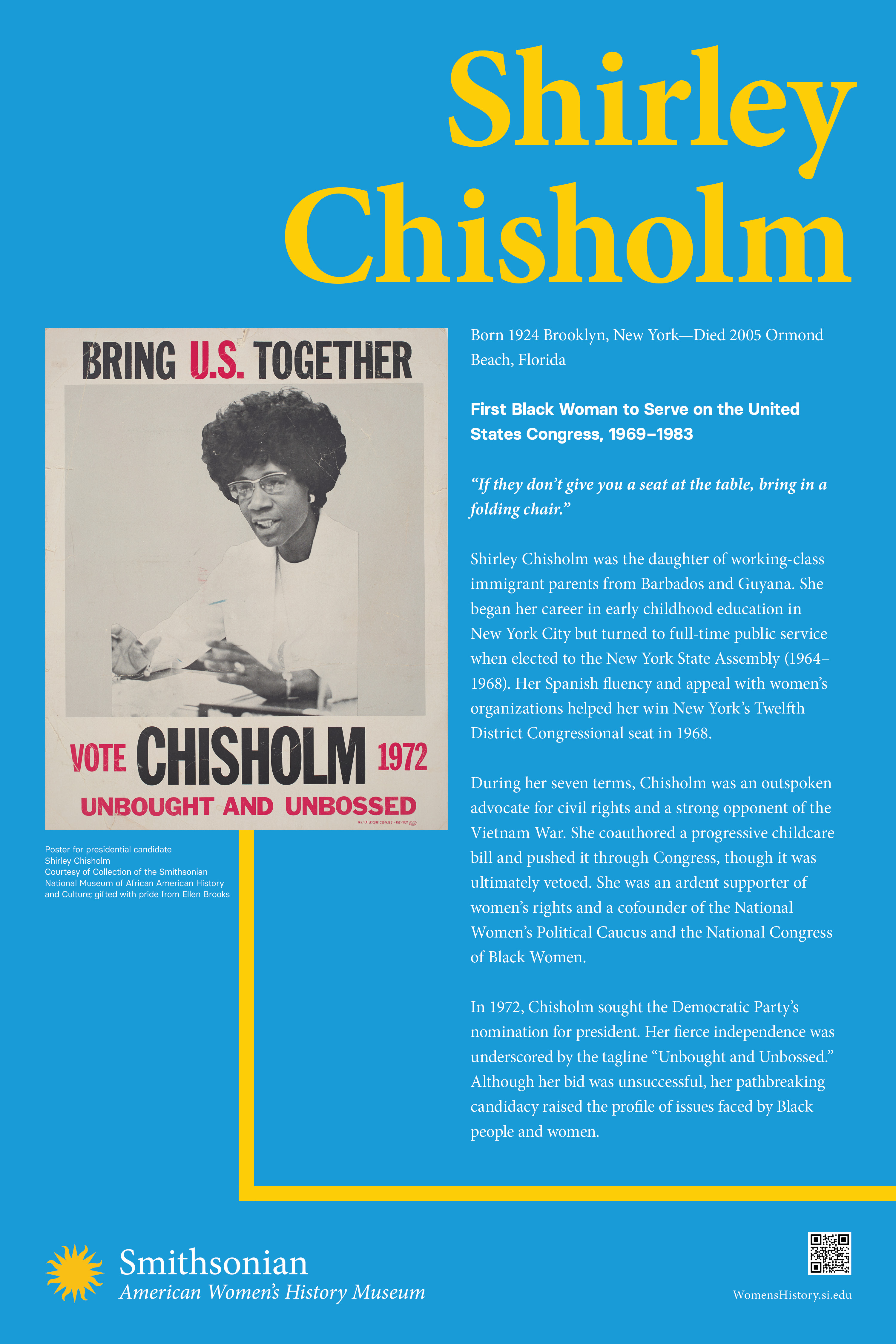 Shirley Chisholm poster